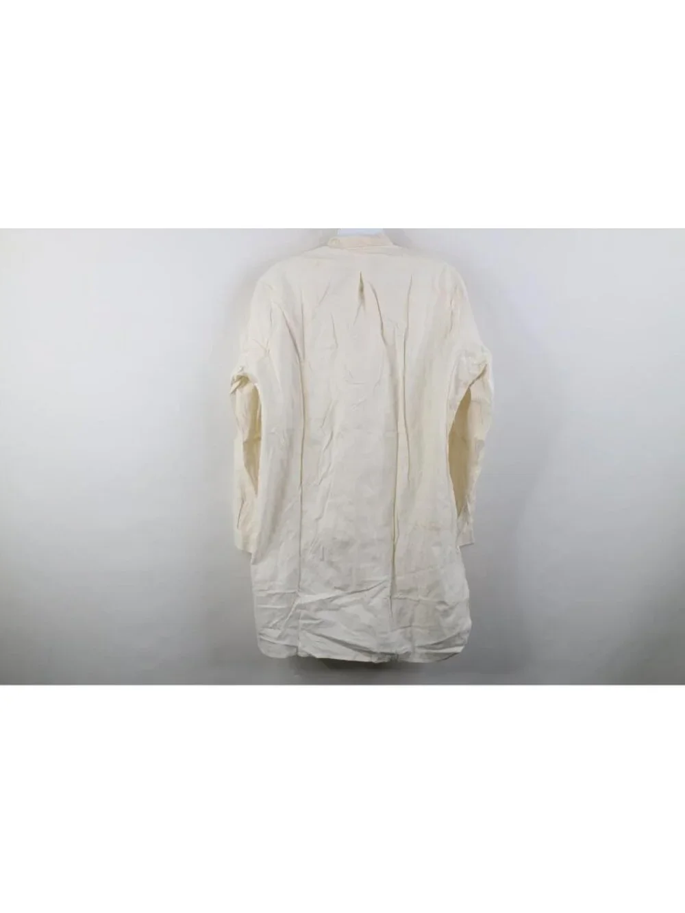 Deadstock 1950s Unissued German Military Mens 36 Hospital Grandpa Shirt White